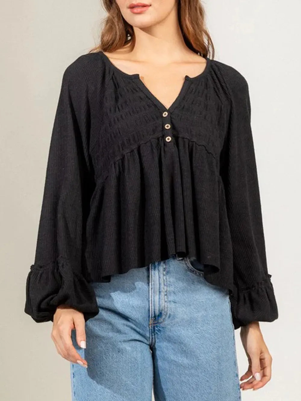L'ADM - Blouse à Manches Bouffantes