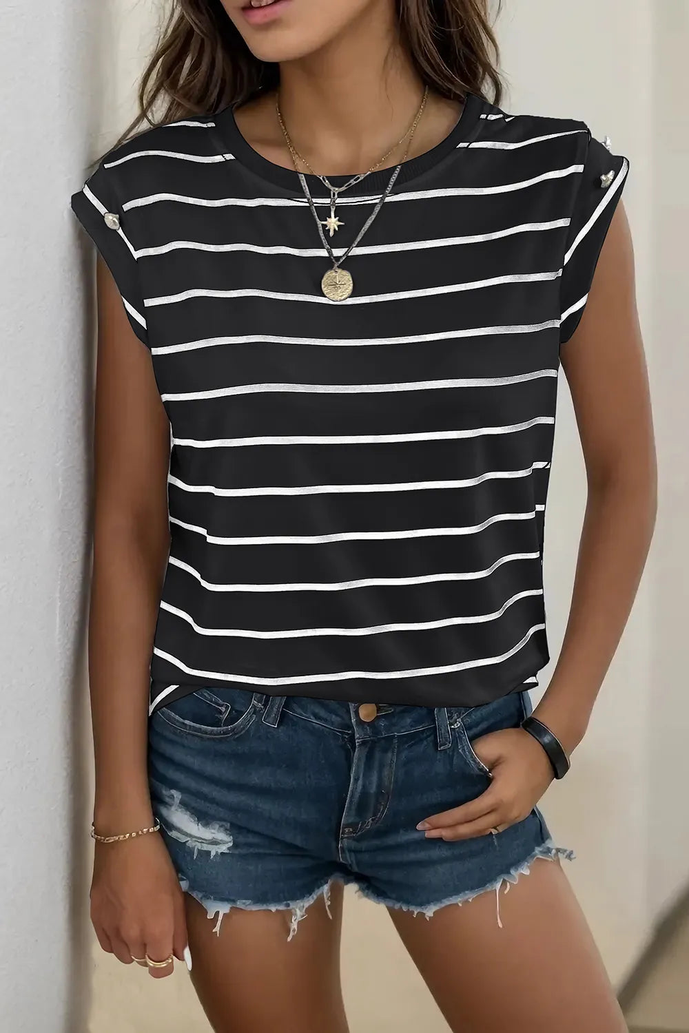L'ADM - T-shirt Col Rond