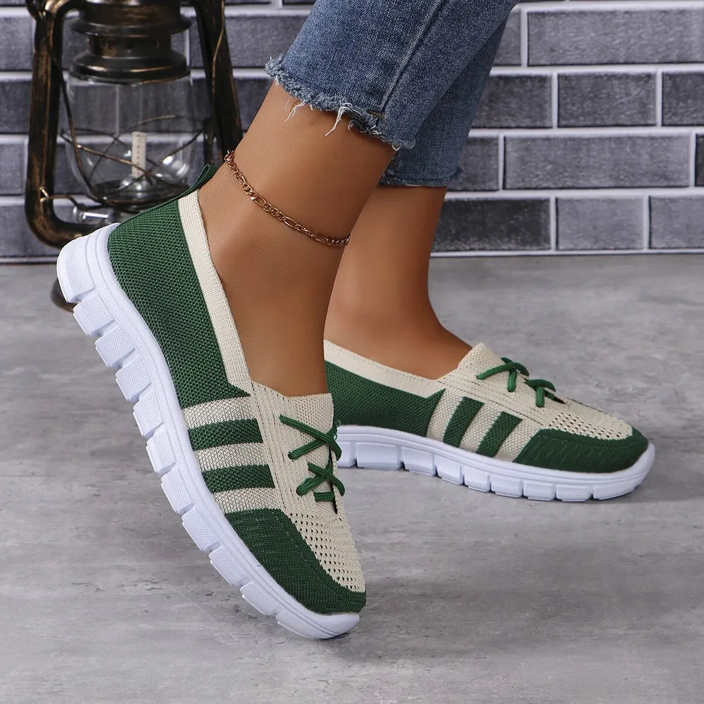 L'ADM – Slip-ons Contrastés en Maille