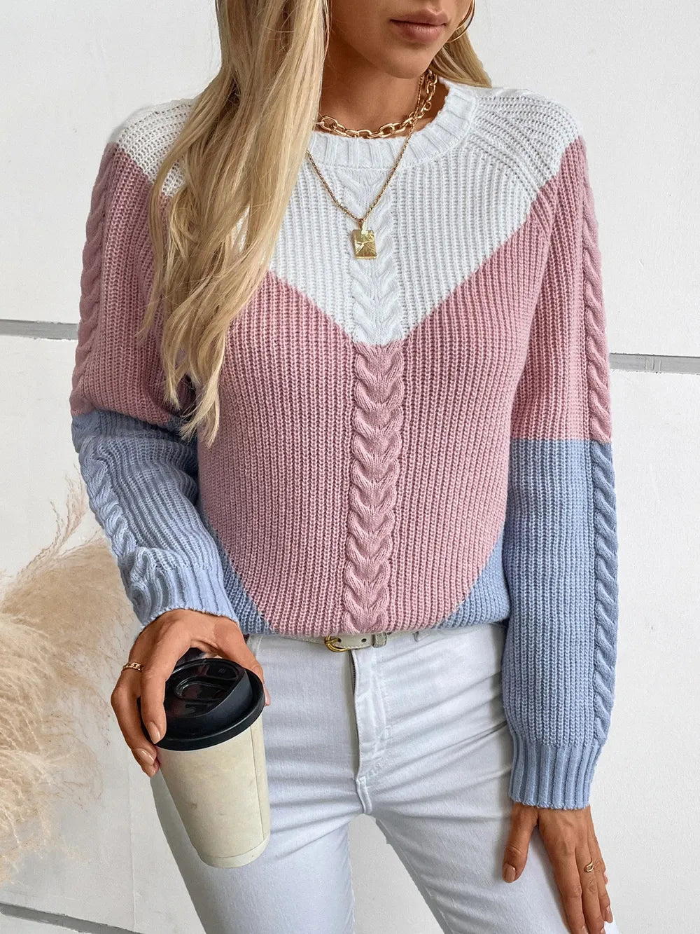 L'ADM – Pull "Harmonie Colorée"