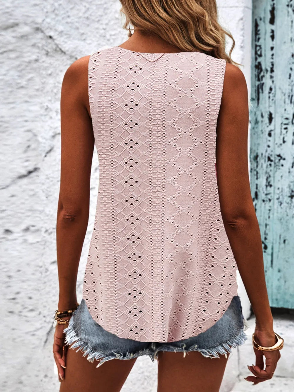L'ADM -  Débardeur Broderie Anglaise