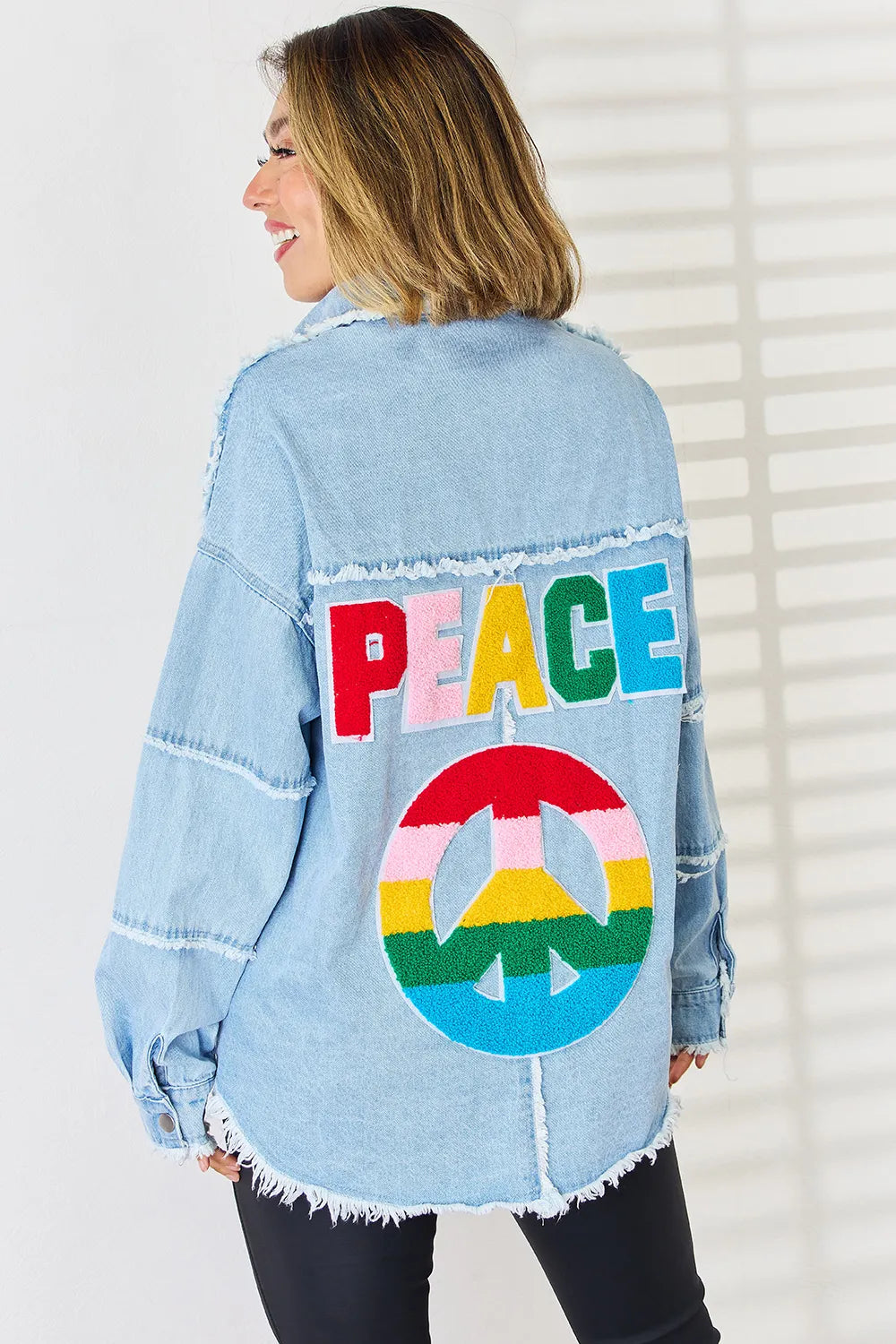 L'ADM - Chemisier Peace en Denim