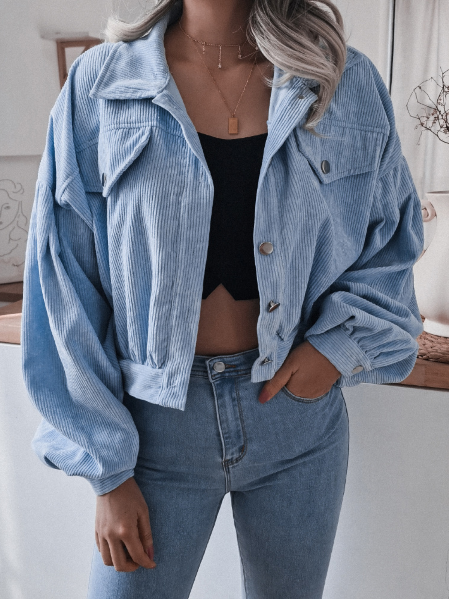 L'ADM - Veste en velours