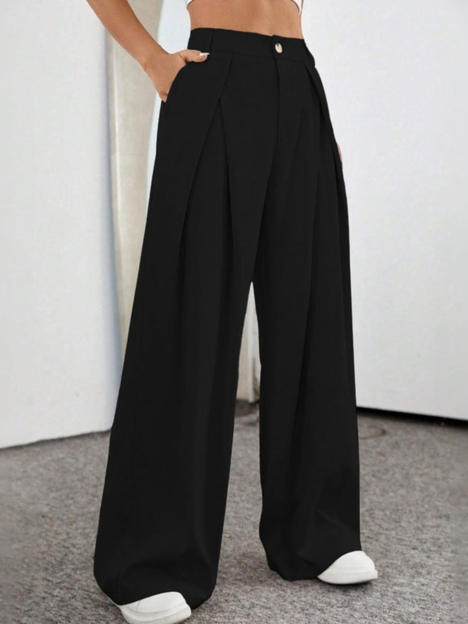 L'ADM - Pantalon Palazzo Noir