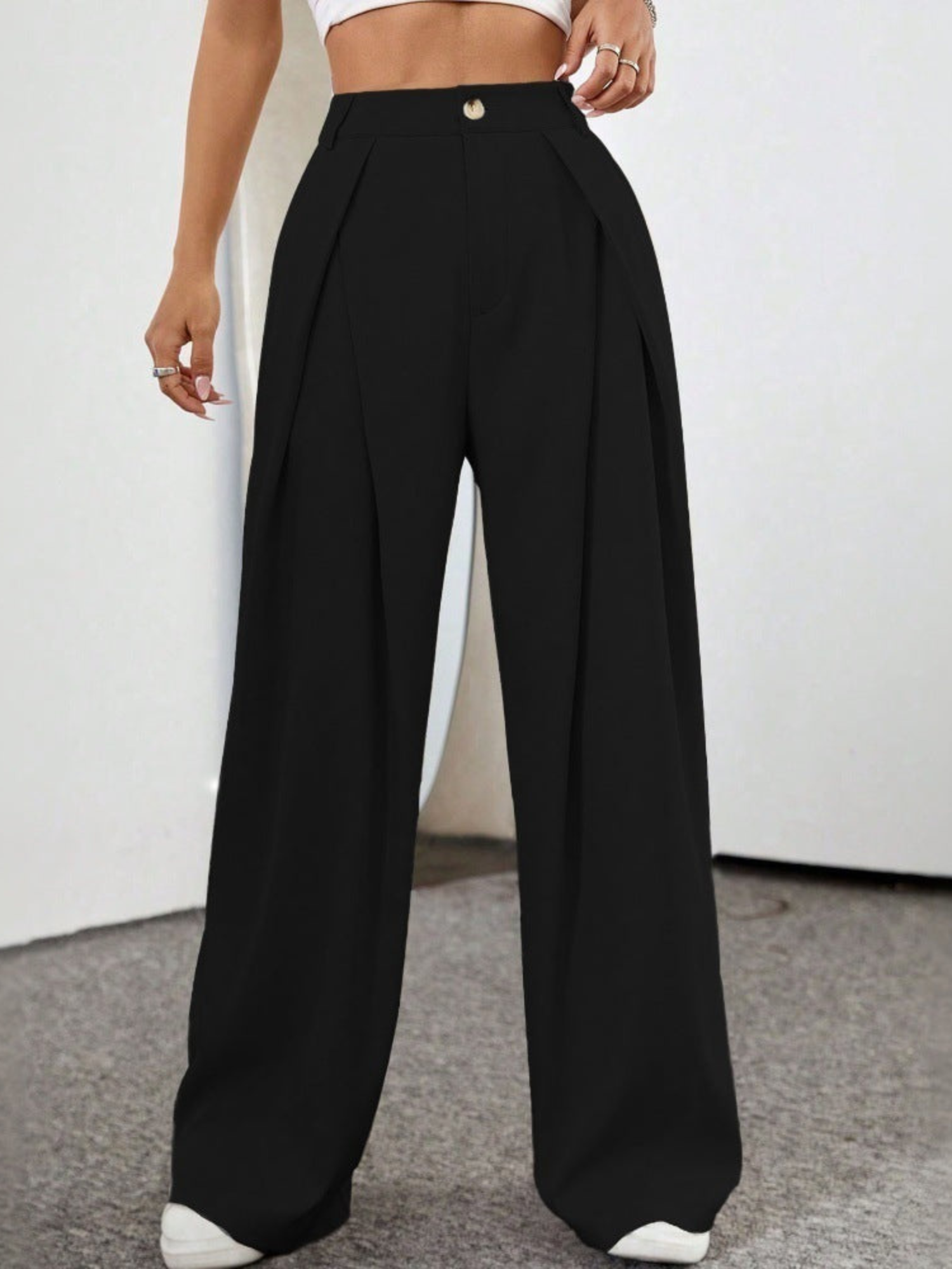 L'ADM - Pantalon Palazzo Noir