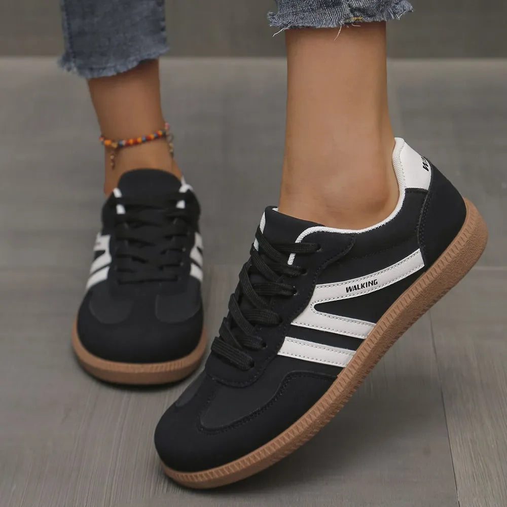L'ADM - Baskets à Lacets Contraste