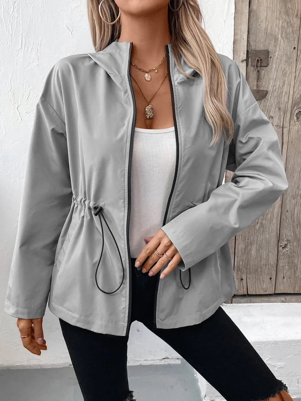 L’ADM – Veste à Capuche Zippée av « Ivy Lane »