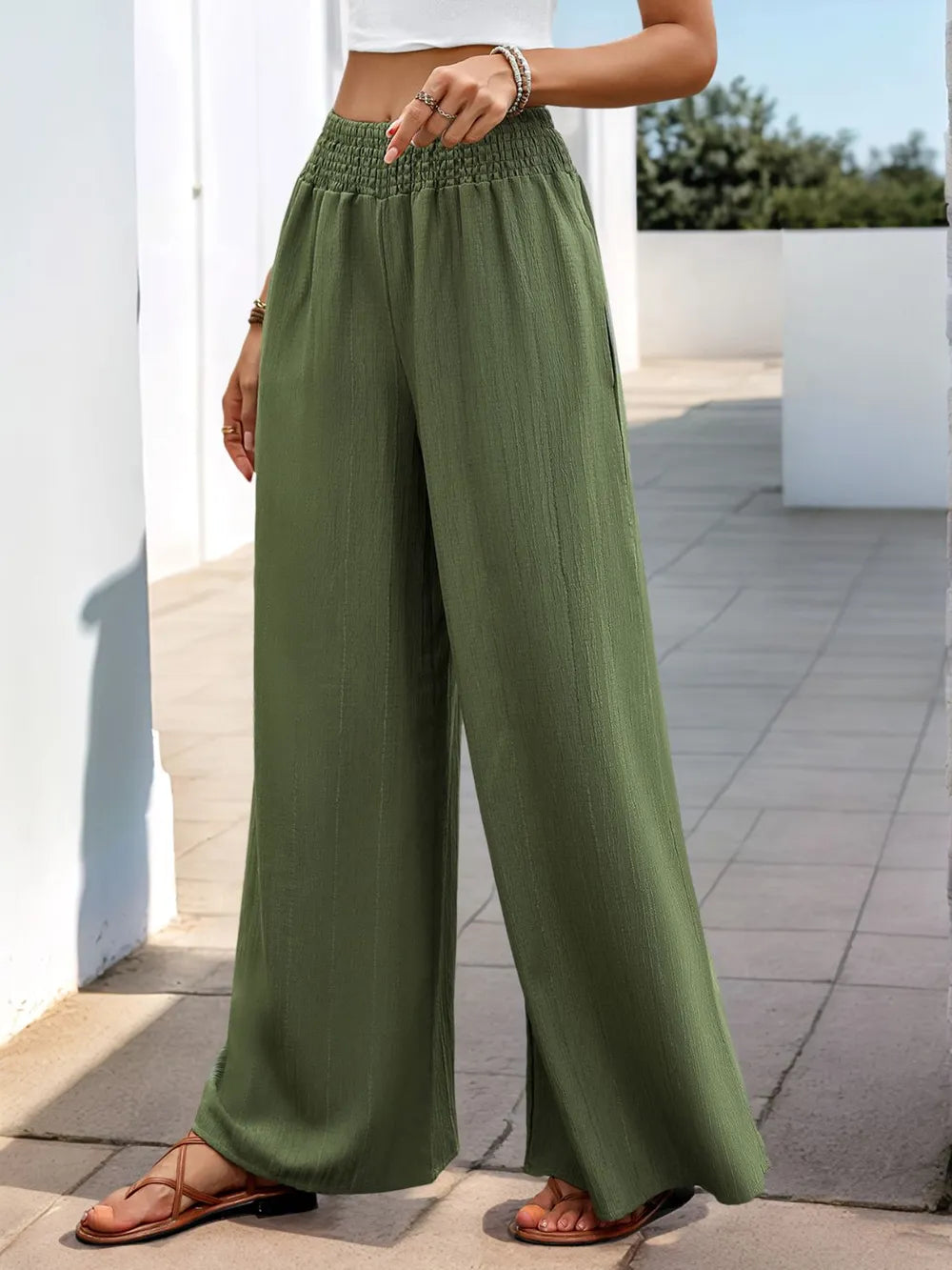L'ADM - Pantalon Large Froncé