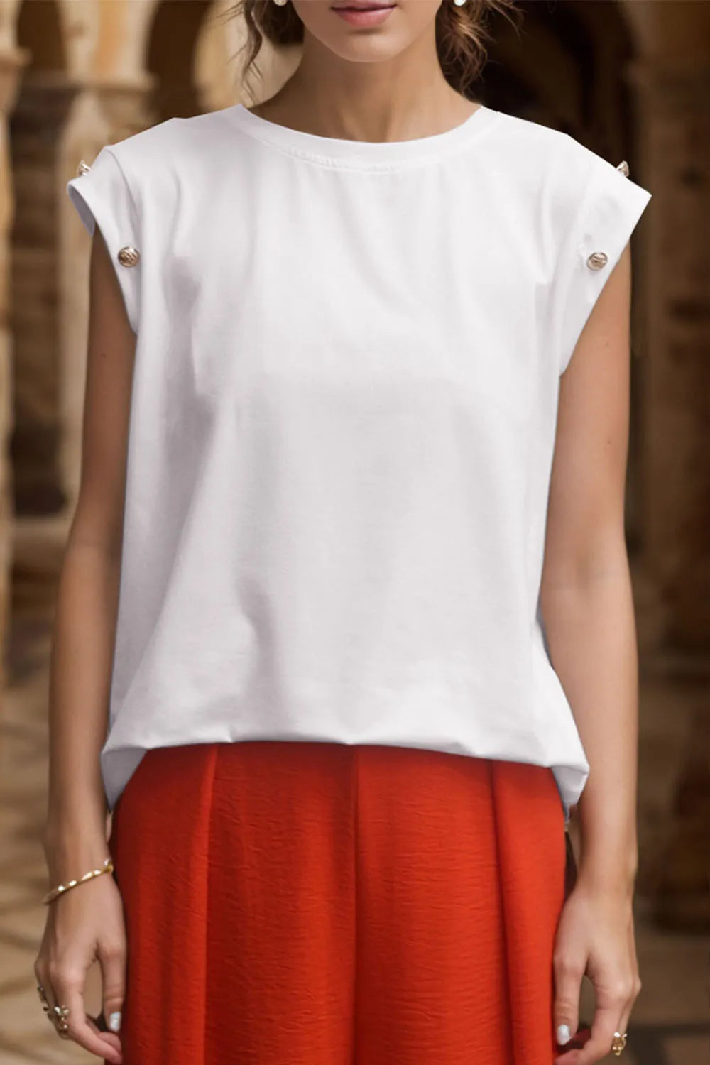 L'ADM - T-shirt Col Rond