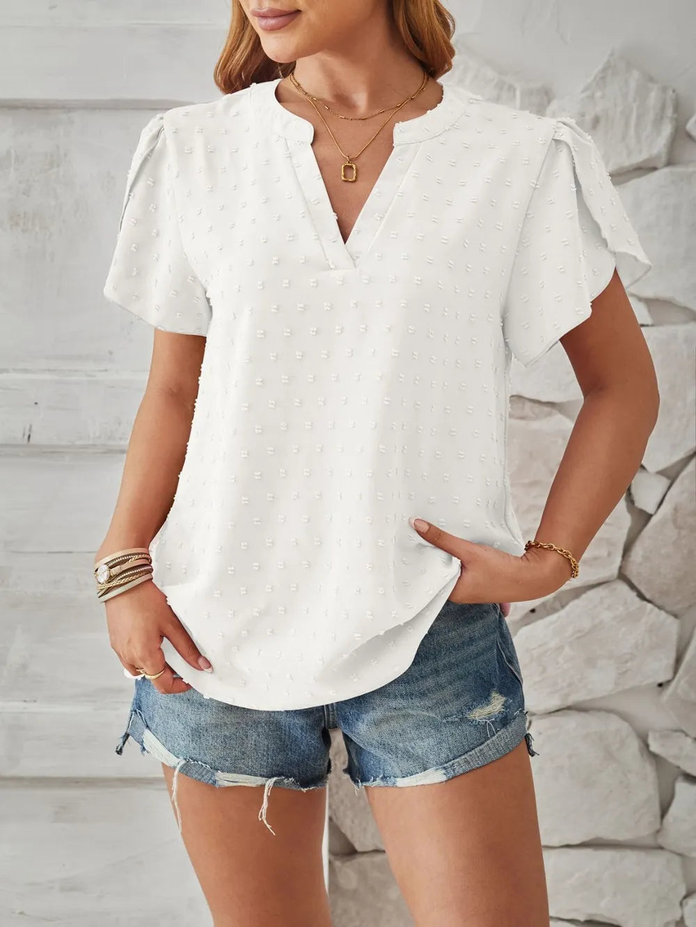 L'ADM Blouse Pure Élégance