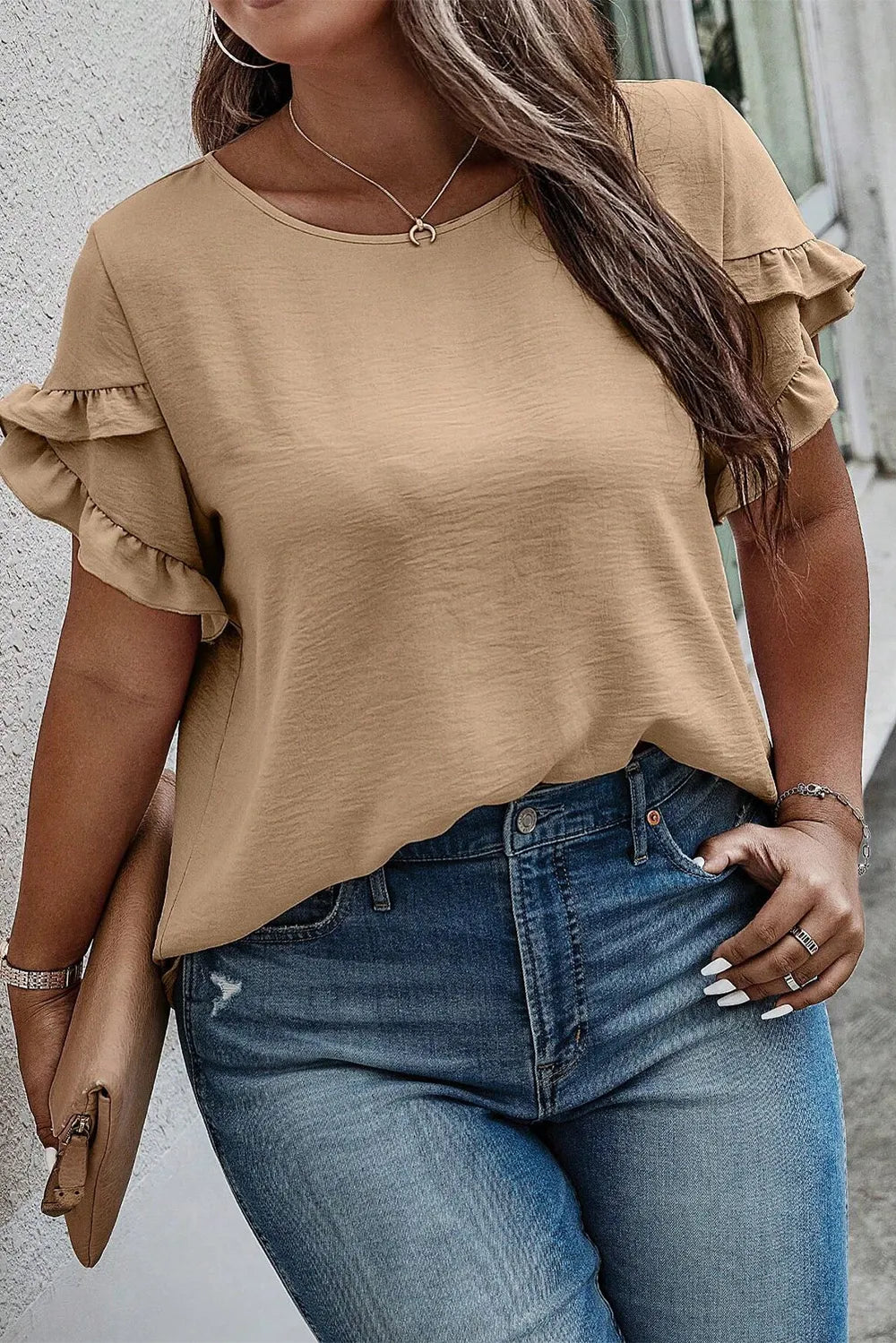 L'ADM - Blouse Évasé Grande Taille