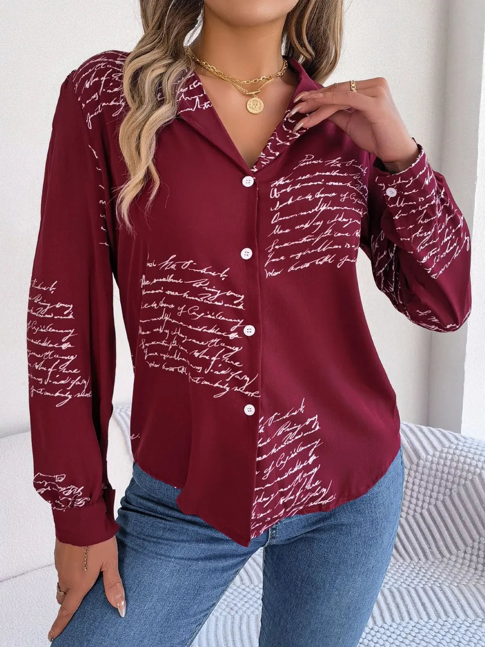L’ADM - Blouse Boutonnée Manches Longues