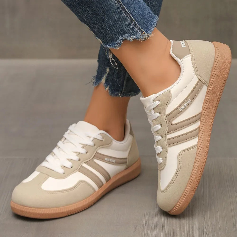 L'ADM - Baskets à Lacets Contraste