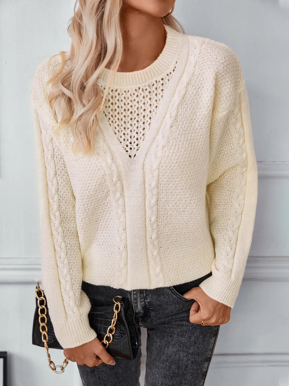 L'ADM - Pull "Élégance Tissée"