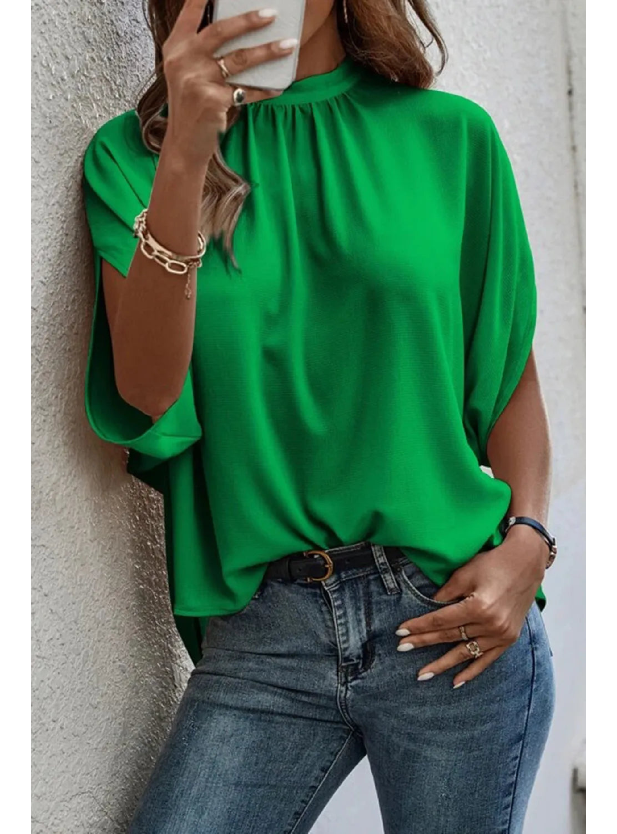 L'ADM - Blouse à Fentes et Dos Noué Blouse