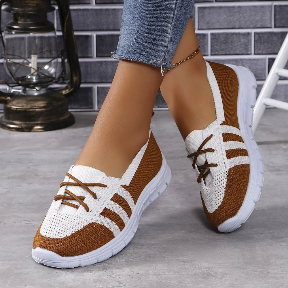L'ADM – Slip-ons Contrastés en Maille