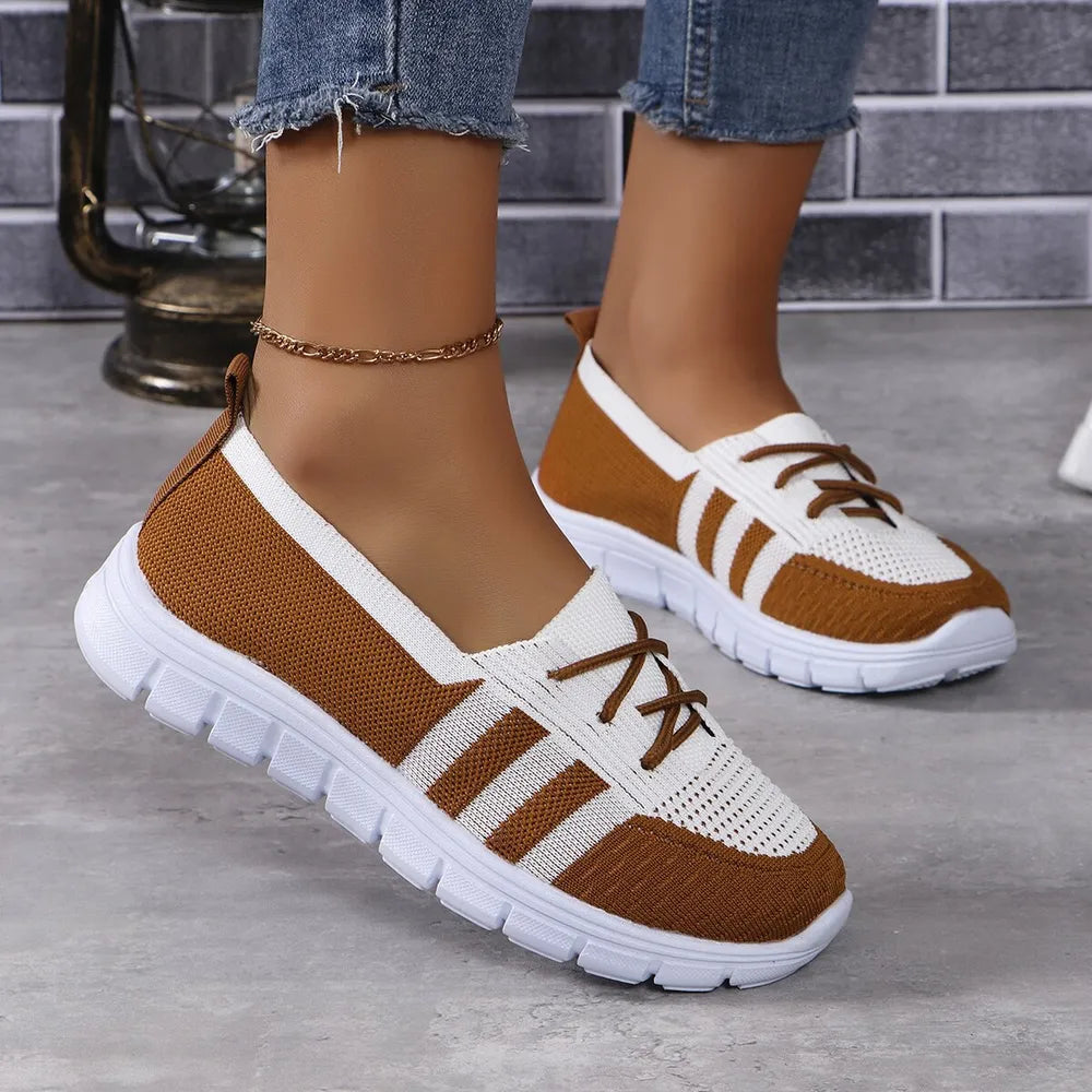 L'ADM – Slip-ons Contrastés en Maille