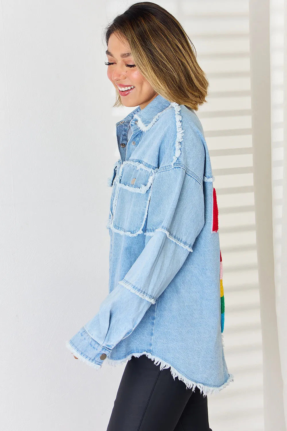 L'ADM - Chemisier Peace en Denim