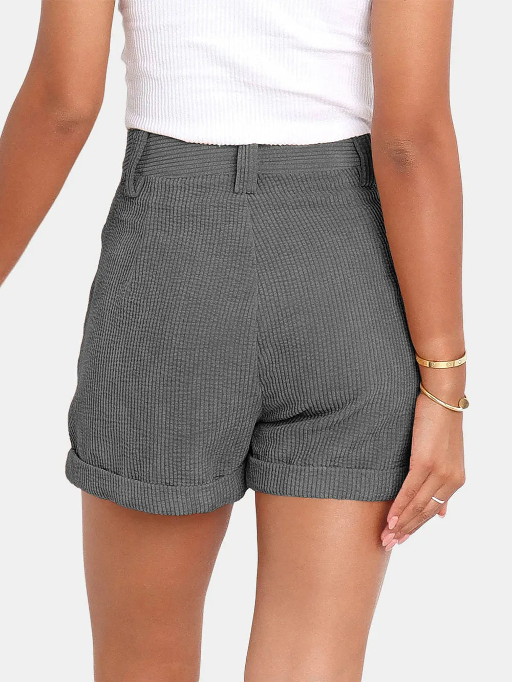 L'ADM - Short Taille Haute avec Poches
