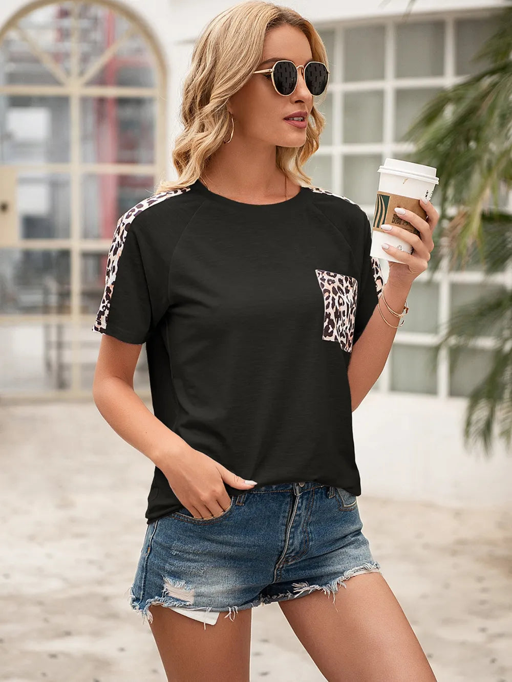 L'ADM - T-shirt Léopard Chic