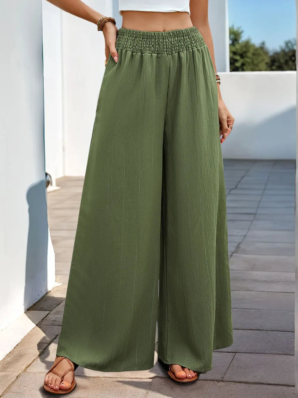 L'ADM - Pantalon Large Froncé
