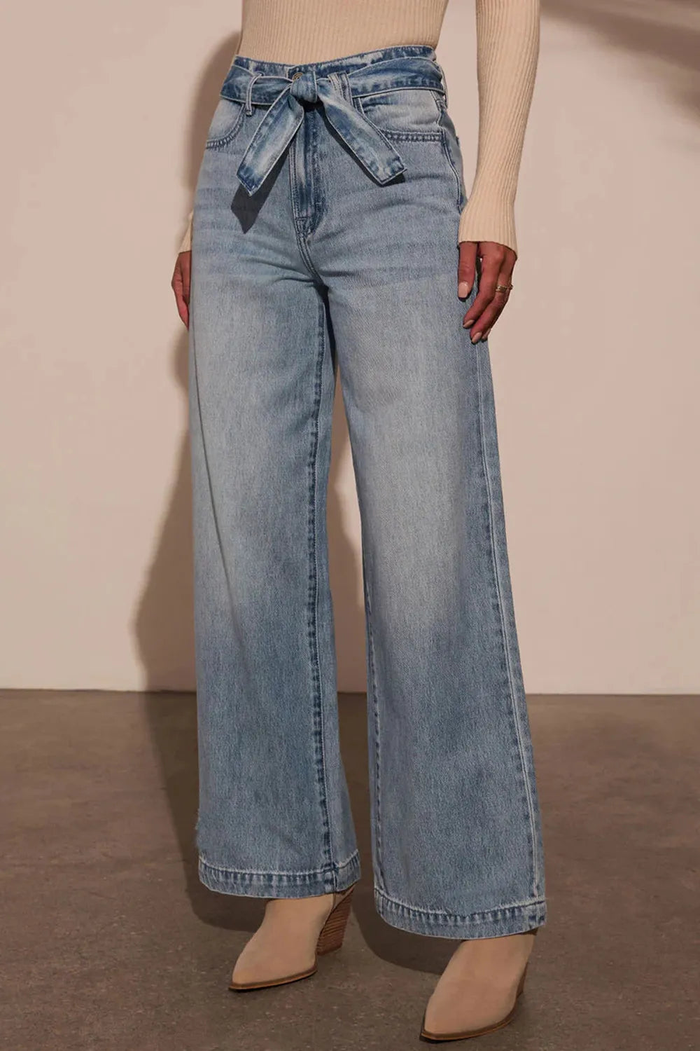 L'ADM - Jean Large à Ceinture Nouée