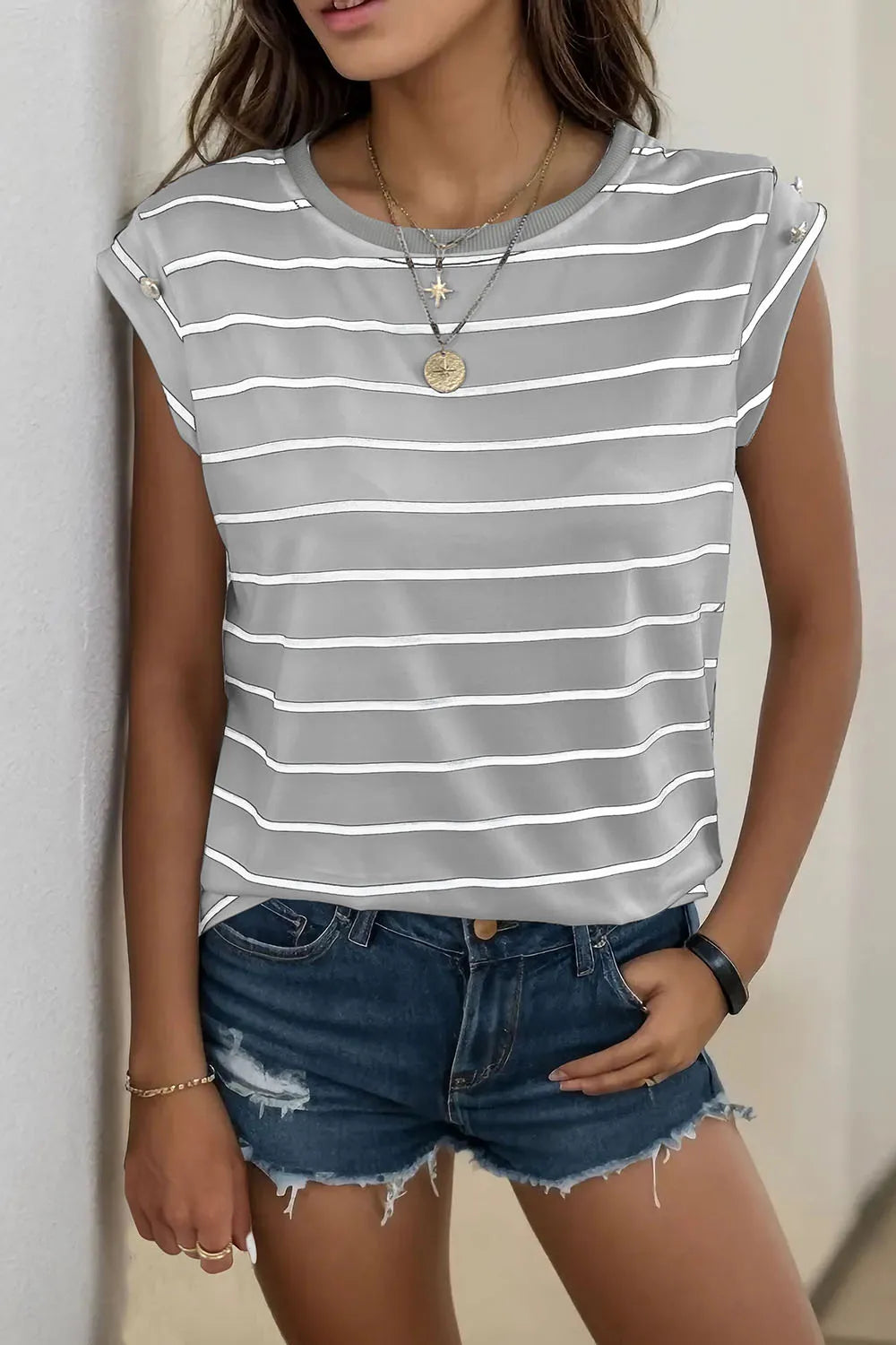 L'ADM - T-shirt Col Rond