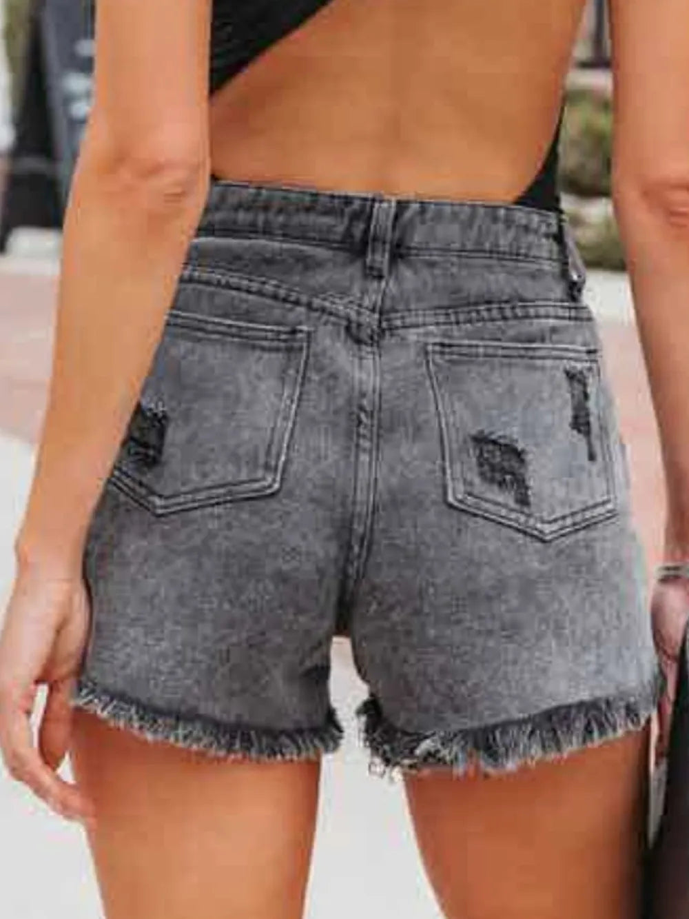 L'ADM Short Demin en Jean Effiloché