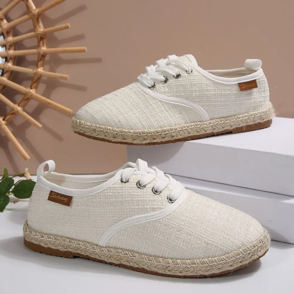 L'ADM – Baskets Plates en Tweed