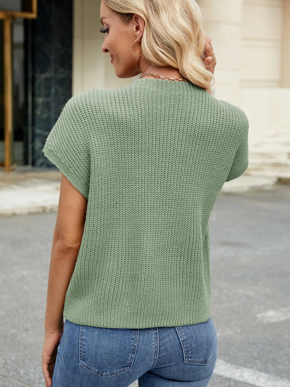 L'ADM - Top maille "Terracotta Chic"