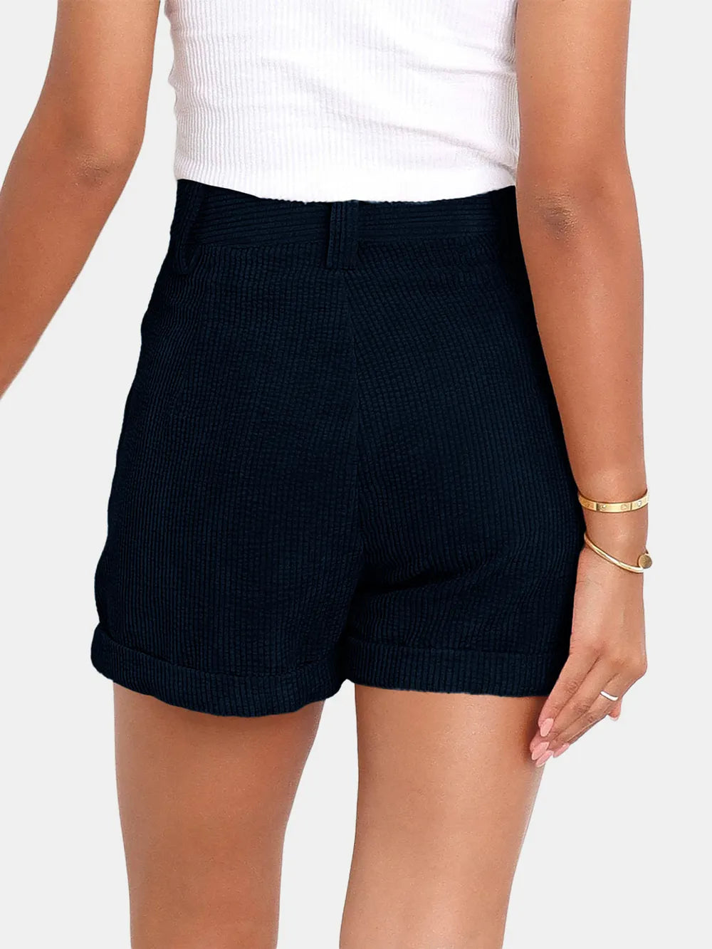 L'ADM - Short Taille Haute avec Poches