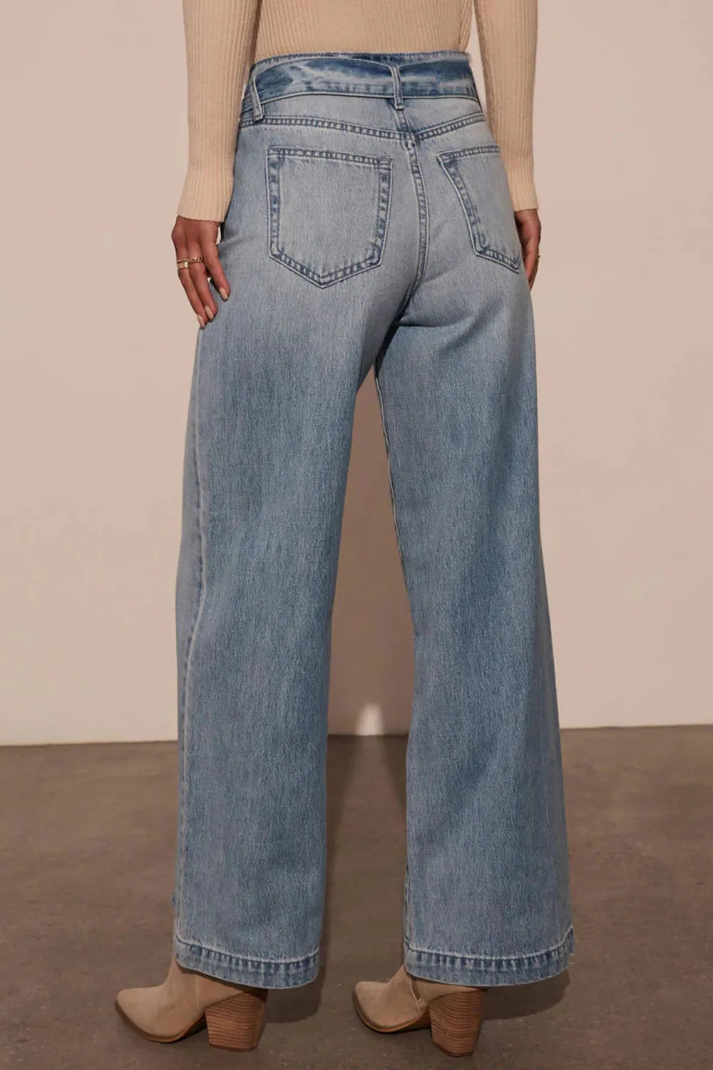 L'ADM - Jean Large à Ceinture Nouée
