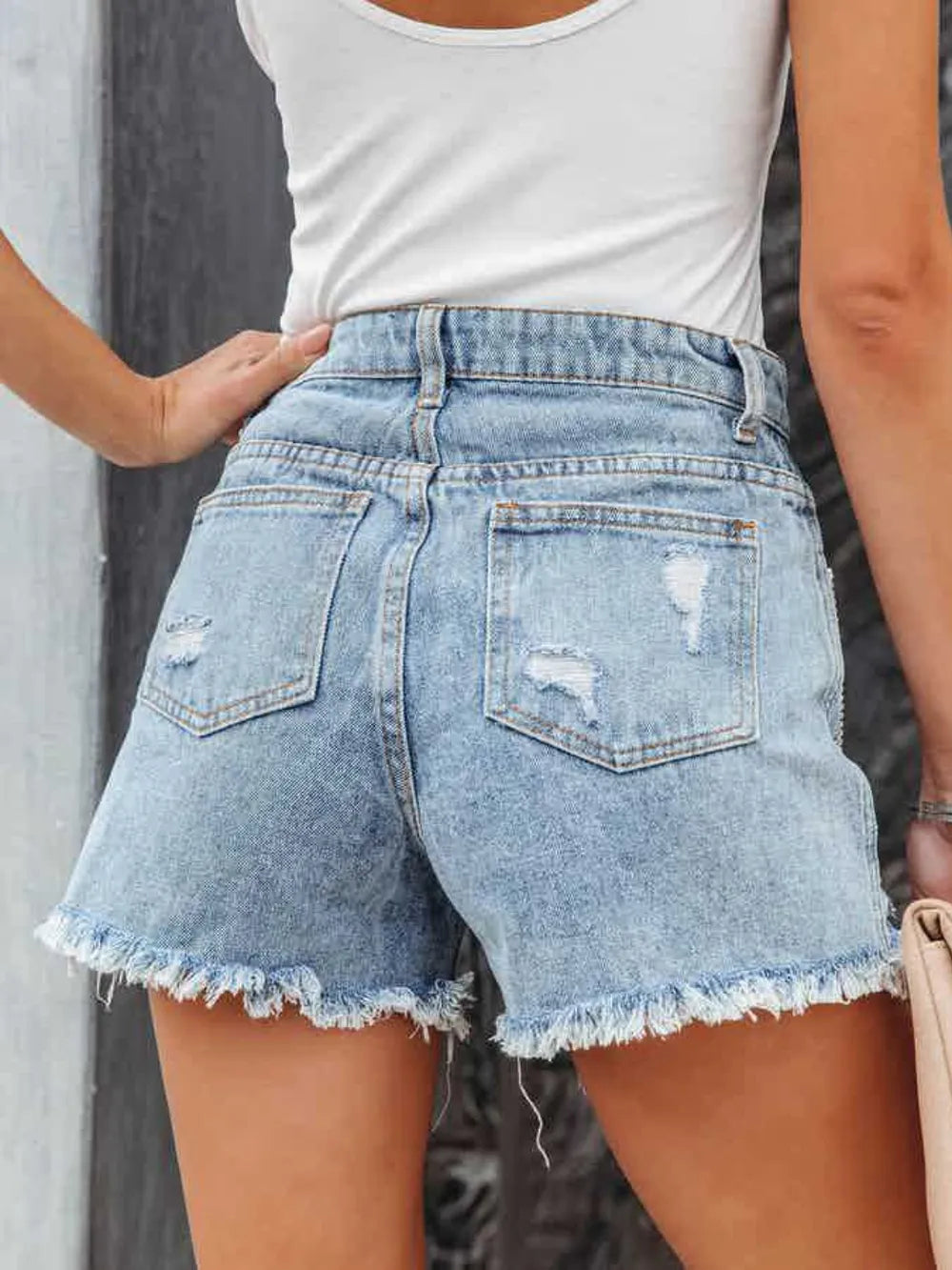 L'ADM Short Demin en Jean Effiloché