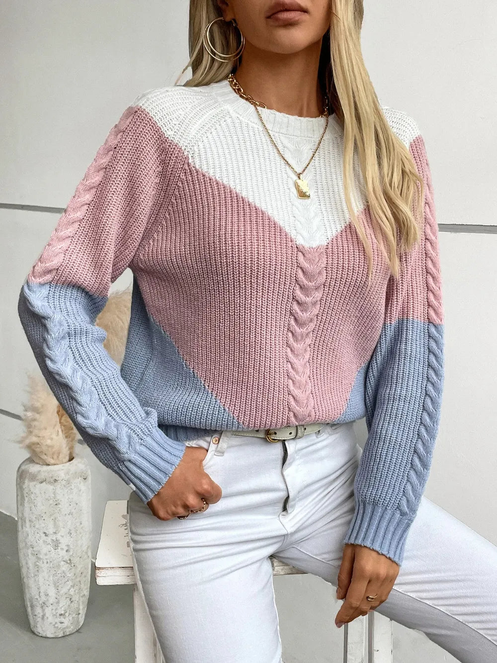 L'ADM – Pull "Harmonie Colorée"