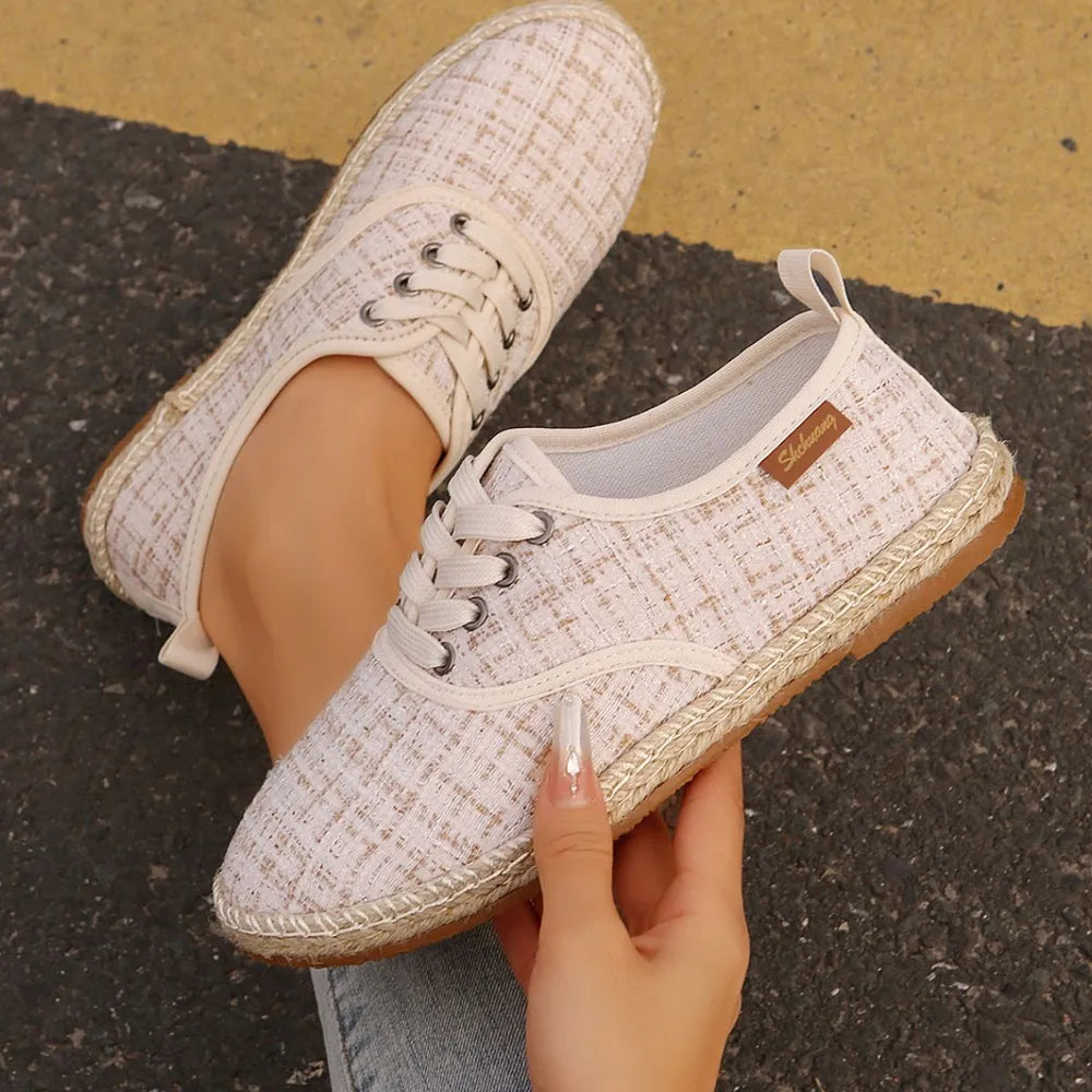 L'ADM – Baskets Plates en Tweed