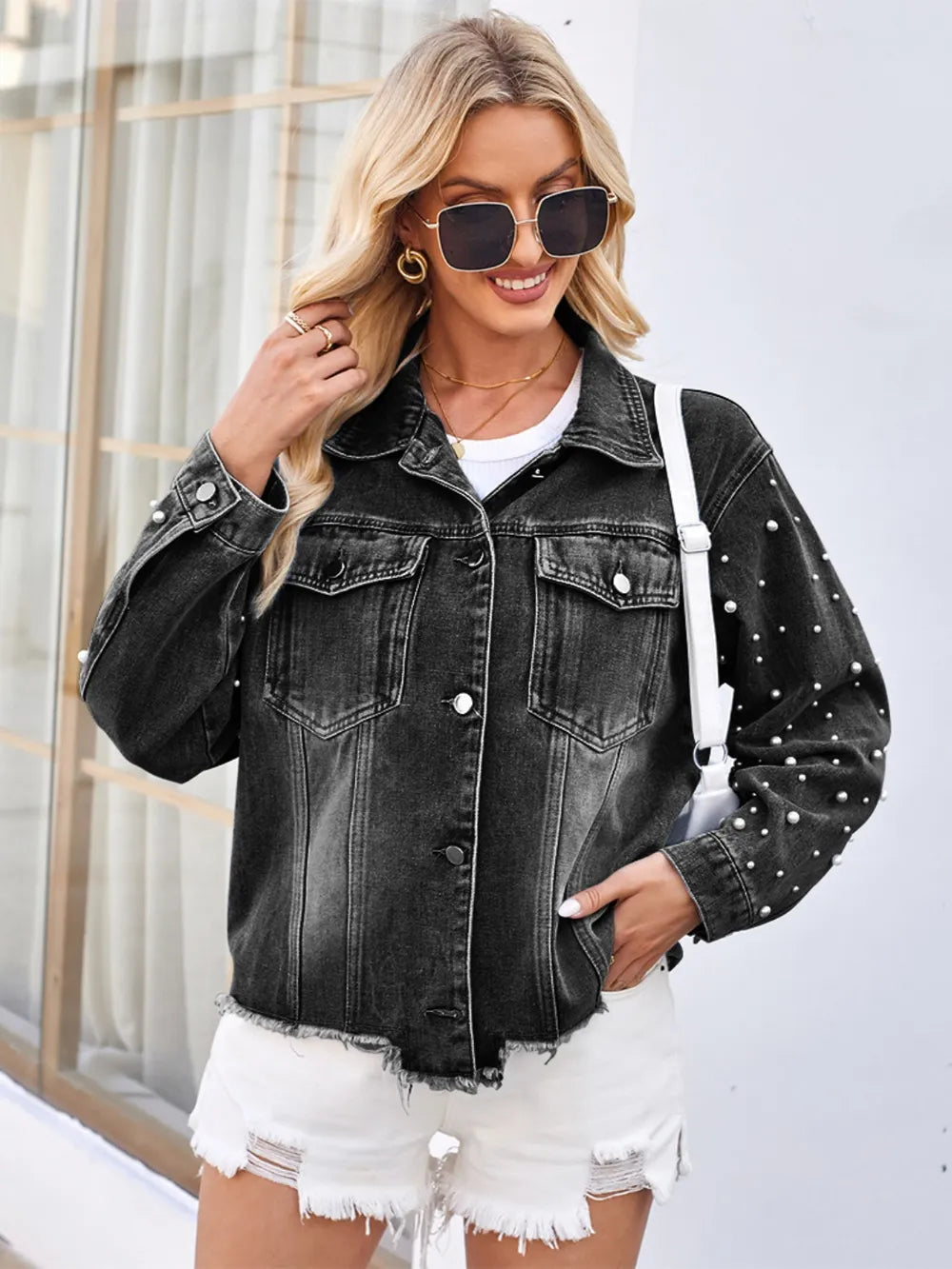 L'ADM – Veste en Jean Finition Brute