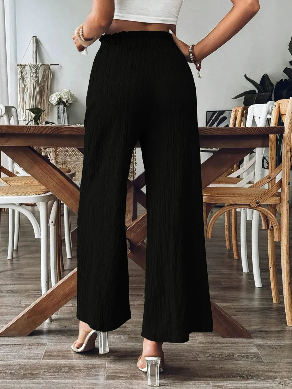 L'ADM - Pantalon Palazzos à Volants