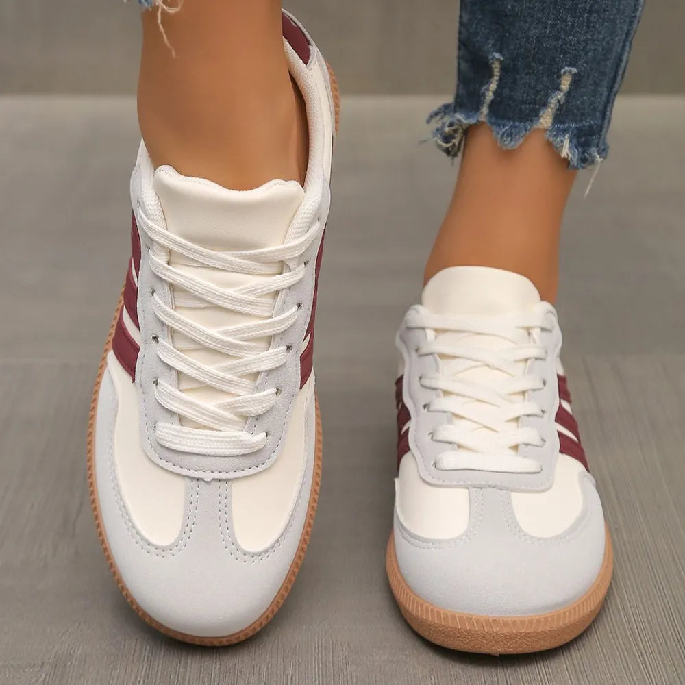 L'ADM - Baskets à Lacets Contraste