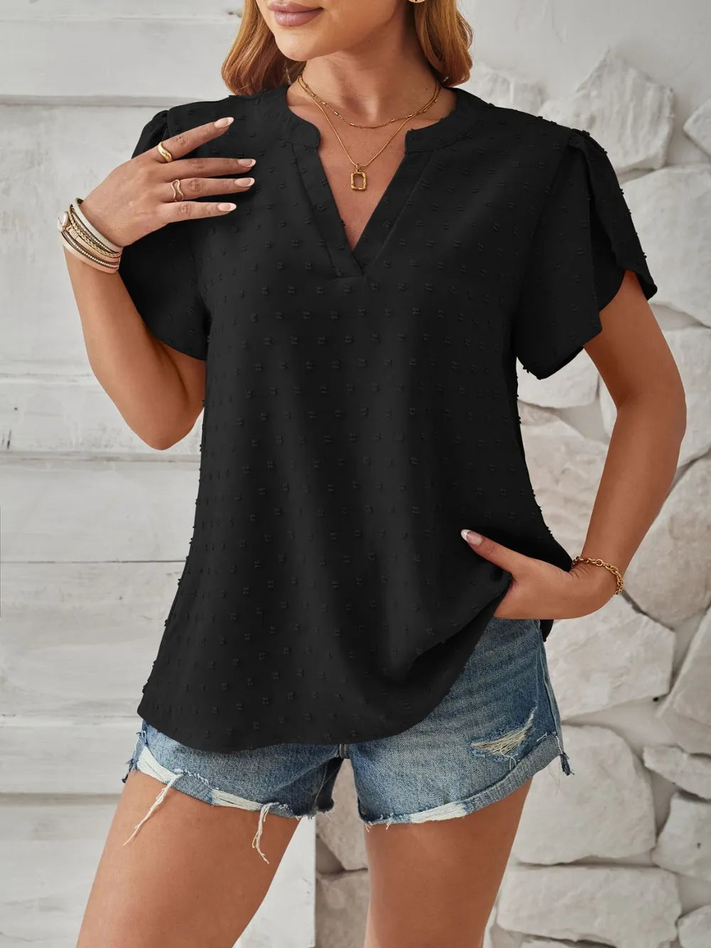 L'ADM Blouse Pure Élégance