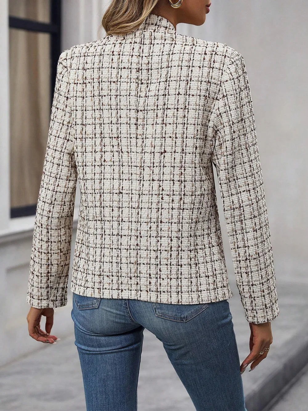 L'ADM - Veste Longue à Carreaux