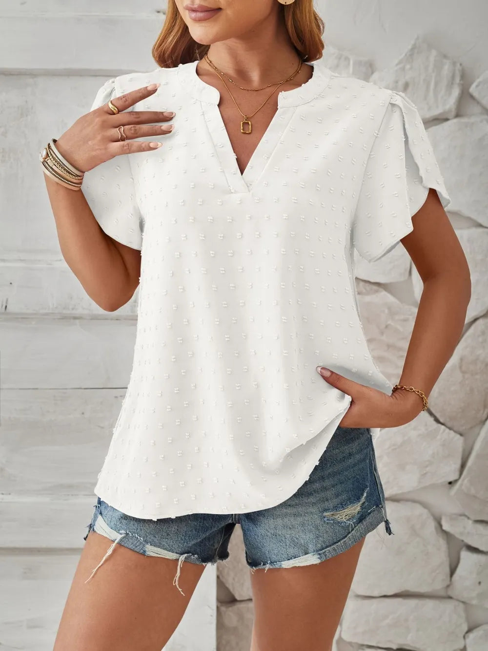 L'ADM Blouse Pure Élégance