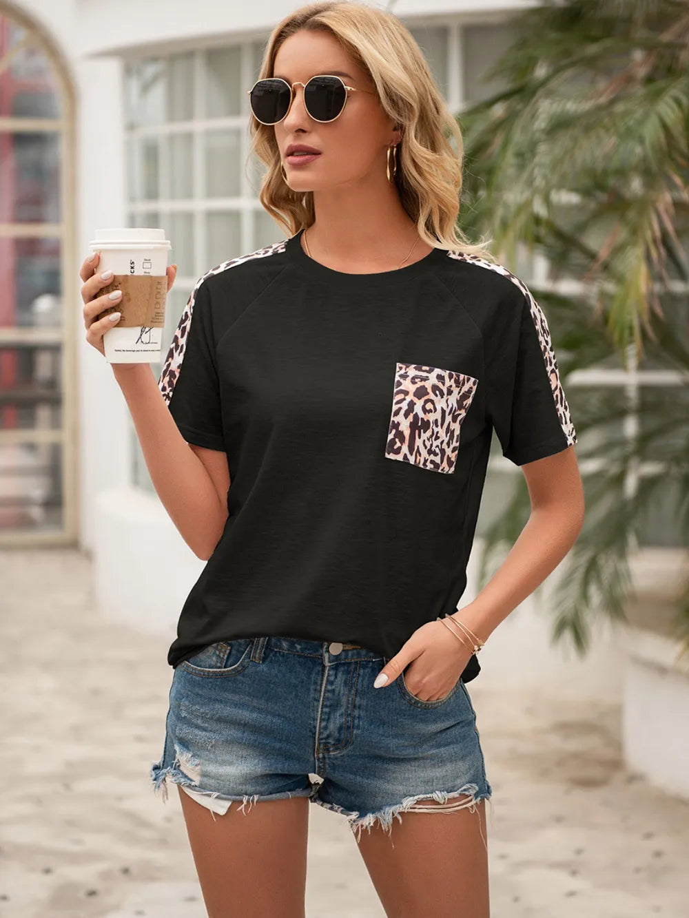 L'ADM - T-shirt Léopard Chic