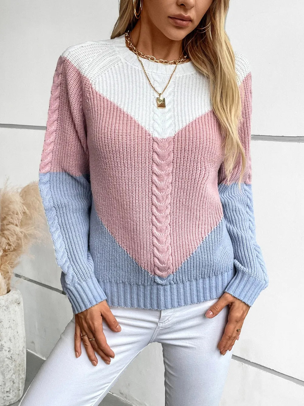 L'ADM – Pull "Harmonie Colorée"