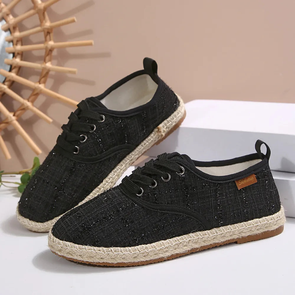 L'ADM – Baskets Plates en Tweed