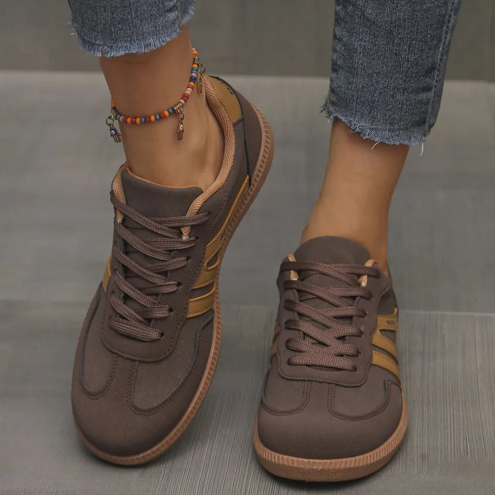 L'ADM - Baskets à Lacets Contraste