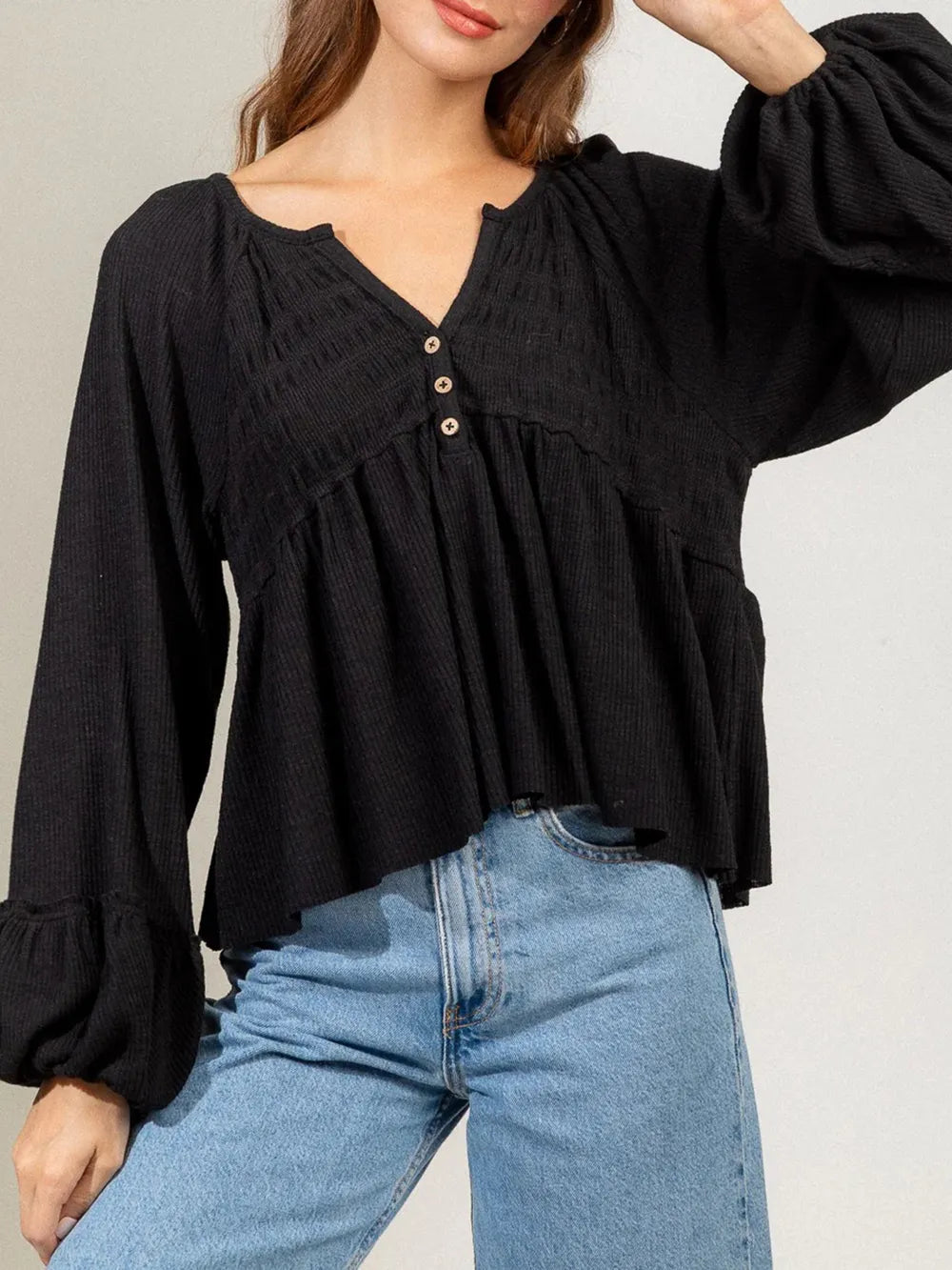 L'ADM - Blouse à Manches Bouffantes