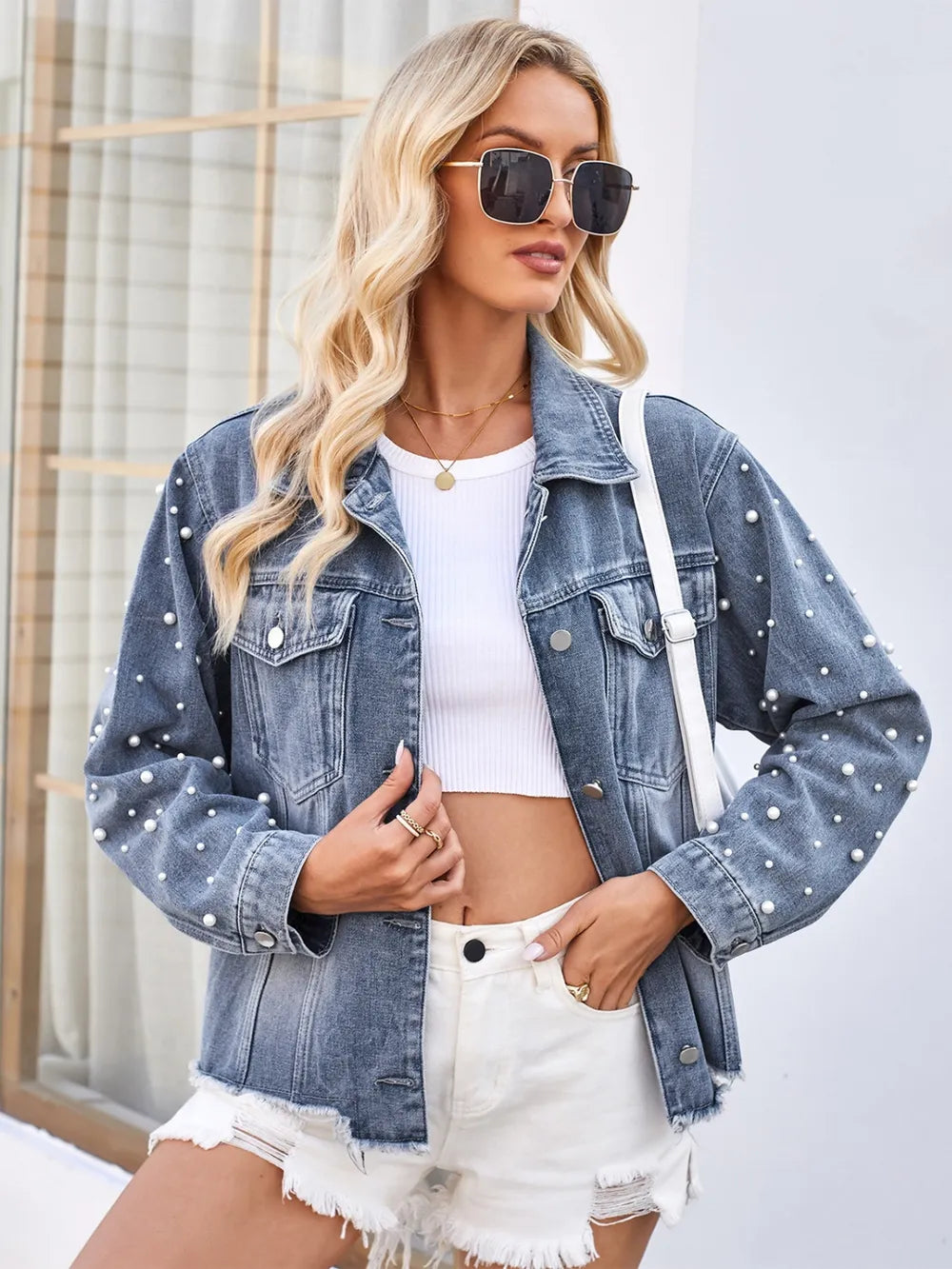 L'ADM – Veste en Jean Finition Brute