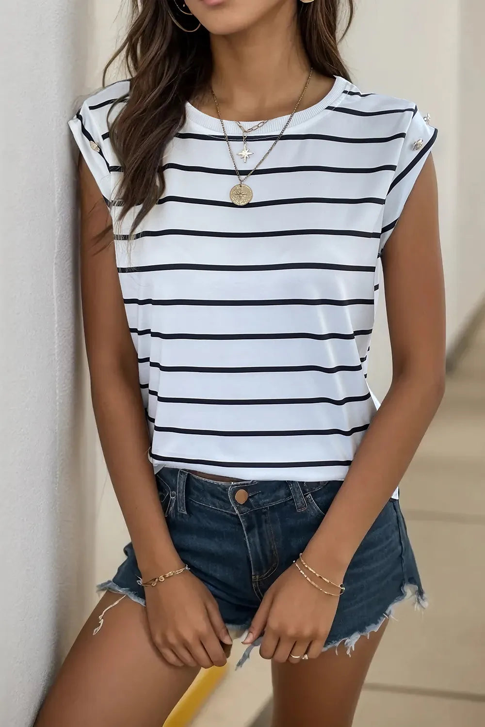 L'ADM - T-shirt Col Rond