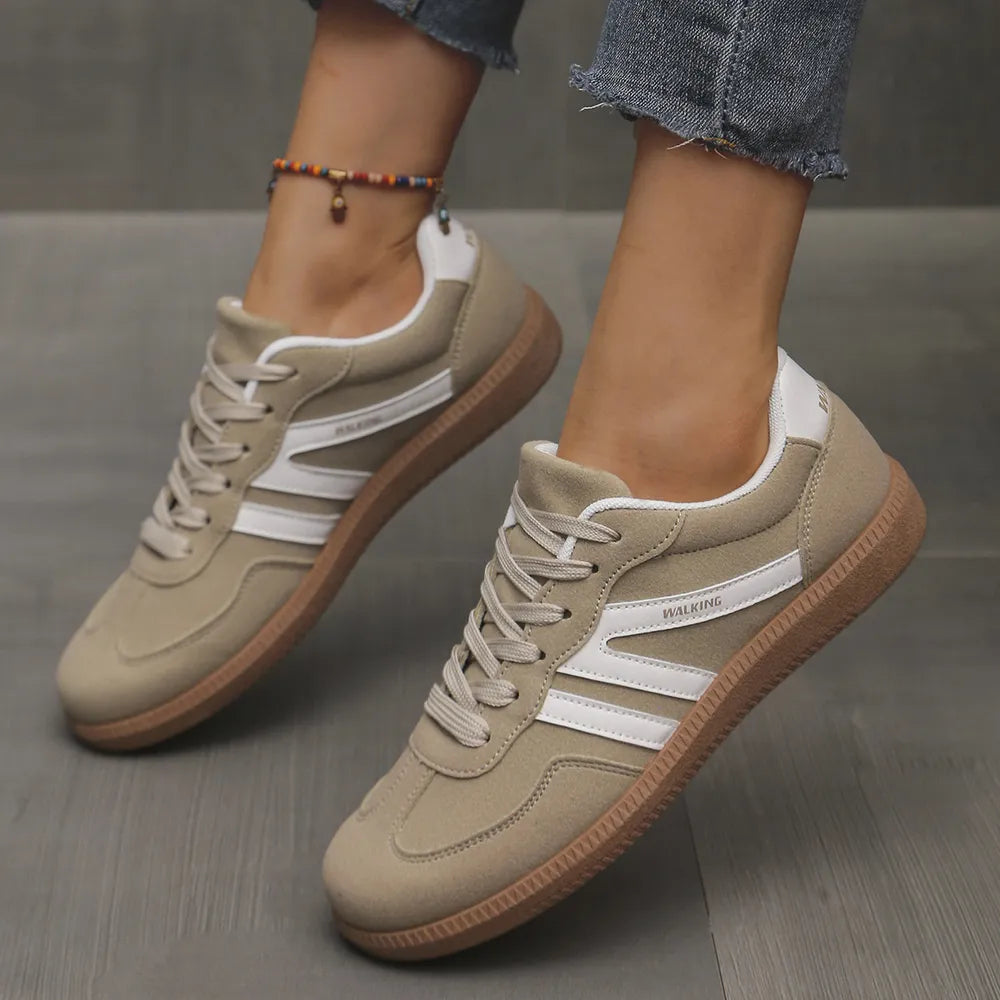 L'ADM - Baskets à Lacets Contraste