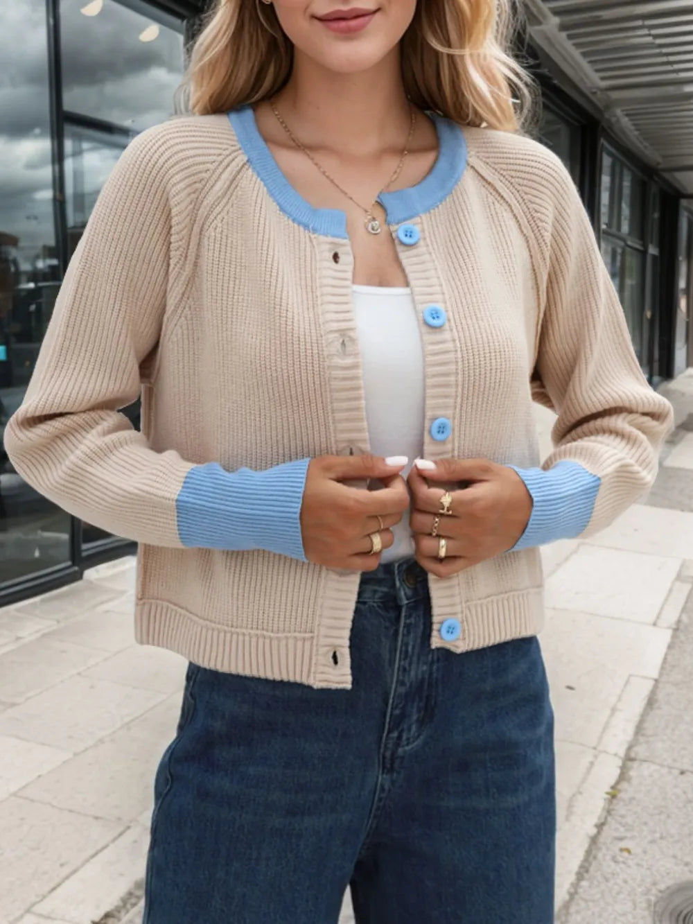 L'ADM - Gilet Boutonné à Manches Longues